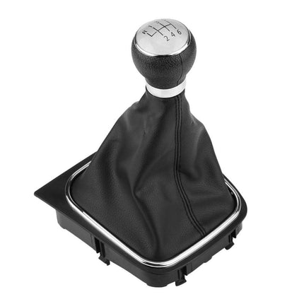 KIMISS 6 Speed Car Gear Shift Knob Lever Stick Gaitor Boot Cover for Golf 6 MK5 MK6 for Jetta 2005-2014