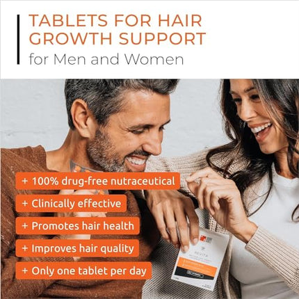 DS Laboratories Revita Tablets, Hair Supplement for Hair Growth Support, Zinc, Iron, Magnesium, Melatonin, Vitamin D & Biotin Vitamins for Women & Men, Hair Vitamins for Thicker Hair Growth, Hair Care