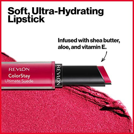 Buy Revlon Lipstick, ColorStay Ultimate Suede Lipstick, High Impact Lip color with Moisturizing Creamy Finish in India