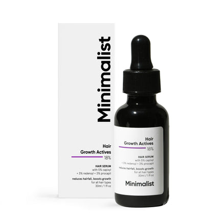 buy Minimalist Hair Density Serum for Hair Fall & Hair Loss Control | Strenghtens Hair Follicle for New in india