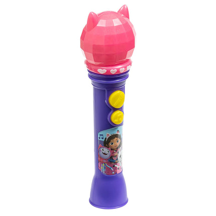 DreamWorks Gabby's Dollhouse Toy Microphone for Kids, Musical Toy for Girls with Built-in Song, Kids Microphone Designed for Ages 3 and Up