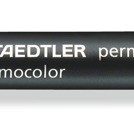 STAEDTLER Lumocolor Bullet Tip Permanent Marker, Yellow, Pack of 10