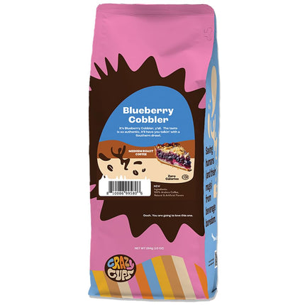 Buy Crazy Cups Flavored Ground Blueberry Coffee, Blueberry Cobbler Coffee in 10 oz Bag, For Brewing Flavored Hot or Iced Coffee in India