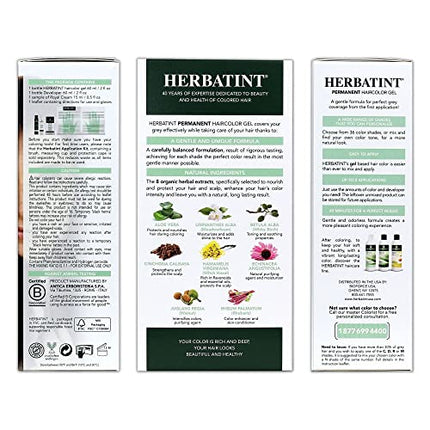 Buy Herbatint Permanent Haircolor Gel, 4N Chestnut, Alcohol Free, Vegan, 100% Grey Coverage - 4.56 oz in India India