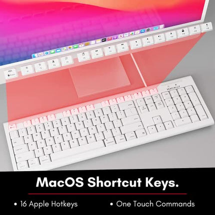 Buy Macally Full-Size USB Wired Keyboard for Mac Mini/Pro, iMac Desktop Computer, MacBook Pro/Air Desktop in India