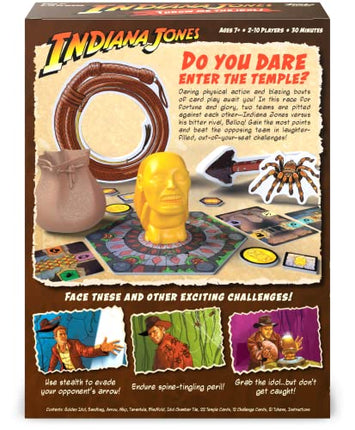 Funko Games Indiana Jones Throw Me The Idol! Family Board Game Ages 7 and Up 2-10 Players