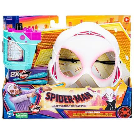 buy Spider-Man: Across The Spider-Verse Spider-Gwen Web-Shot Slinger Mask and Blaster Set in India