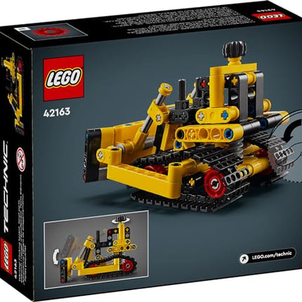 LEGO Technic Heavy-Duty Bulldozer Building Set, Kids’ Construction Toy, Vehicle Gift for Boys and Girls Ages 7 and Up, 42163