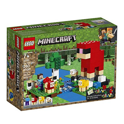 LEGO Minecraft The Wool Farm 21153 Building Kit (260 Pieces)