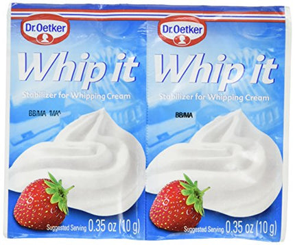 Buy Dr. Oetker Whipped Cream Stabilizer, 0.35 Ounce (Pack of 2) in India