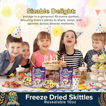 Buy 10 oz Freeze Dried Skittles Resealable Skittles Bag Crunchy Skittles Amplified Fruity Burst Freeze-Dried Candy Skittles in India