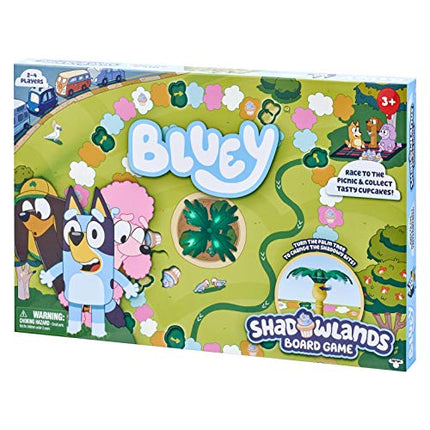 Bluey - Shadowlands Board Game - Family Game Night, Unpredictable - Engaging Fun for All - Collect All 5 Cupcake Cards | 2-4 Players | for Ages 3+, Multicolor, 13011