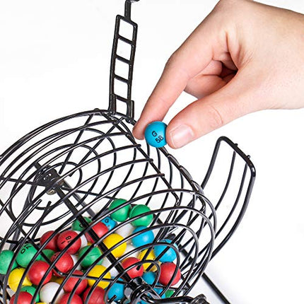 75 Multi-Color 3/5 Inch Bingo Balls -Plastic Balls for Bingo Cages and Raffles - Compatible with Cages from Most Major Brands