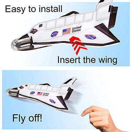 buy ArtCreativity Space Shuttle Gliders, Set of 24, Flying Toys for Boys & Girls, Made of Foam Material, in India