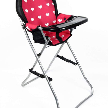 The New York Doll Collection Dolls Mega Play Set with Dolls High Chair, 3-1 Doll Bouncer and Pack N Play Pink for 18-inch Dolls