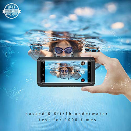 Buy Lanhiem Samsung Galaxy S8+ Plus Case, IP68 Waterproof Dustproof Shockproof Case with Built-in Screen in India.