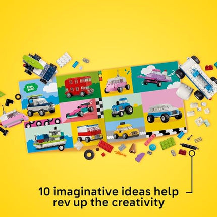 Buy LEGO Classic Creative Vehicles, Colorful Construction Brick Building Kit with Ice Cream Truck in India