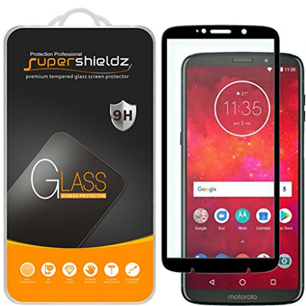 buy Supershieldz (2 Pack) Designed for Motorola Moto Z3 and Moto Z3 Play Tempered Glass Screen Protector in India
