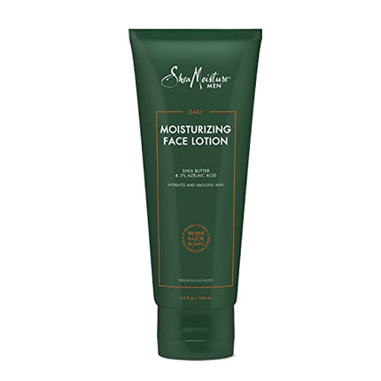 SheaMoisture Men Lotion for Soft, Smooth Skin Daily Moisturizing Face Lotion Dermatologist-Tested Skin Care Proven to Prevent Razor Bumps When Using Our System 3.5 oz