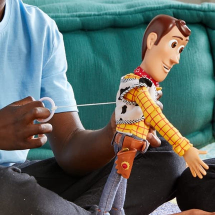 buy DISNEY Store Official Woody Interactive Talking Action Figure from Toy Story 4, 15 Inches, Features in India