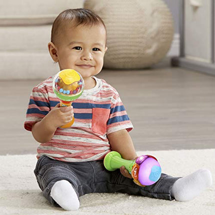 LeapFrog Learn & Groove Shakin' Colors Maracas - Includes electronic and non-electronic maracas, Parent's Guide, Multicolor