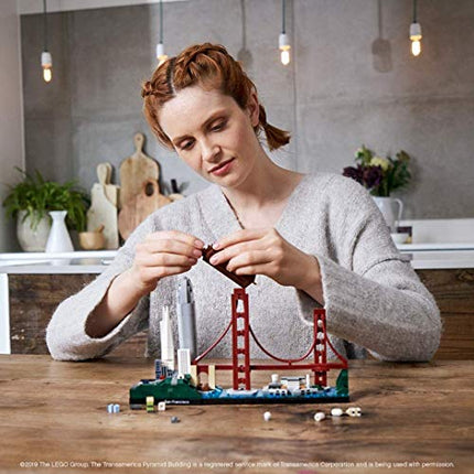 buy LEGO Architecture Skyline Collection 21043 San Francisco Building Kit Includes Alcatraz Model, Golden Gate Bridge and other iconic attractions in India.