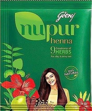 Nupur Henna - Goodness of 9 Herbs - 1000 Grams
