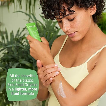 Weleda Skin Food Light Nourishing Body Cream 2.5 Fluid Ounce, Plant Rich Hydrating Moisturizer with Chamomile, Calendula and Pansy