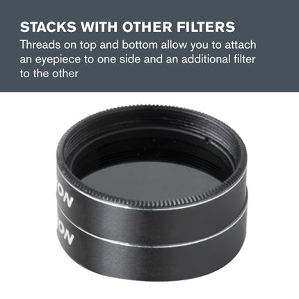 Buy Celestron â€“ Telescope Moon Filter â€“ Eyepiece Accessory â€“ Reduces Moon Glare and Enhances Lunar in India.