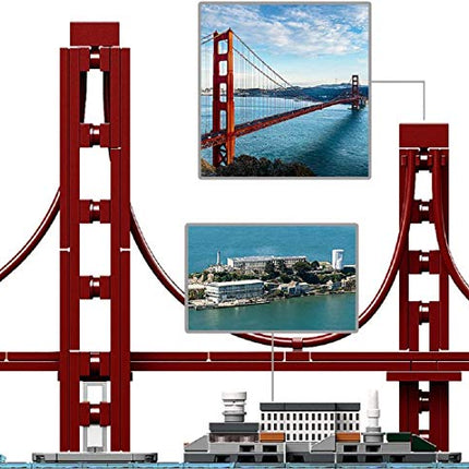 buy LEGO Architecture Skyline Collection 21043 San Francisco Building Kit Includes Alcatraz Model, Golden Gate Bridge and other iconic attractions in India.