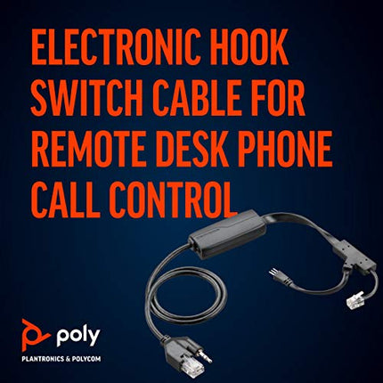 Buy Plantronics - Electronic Hook Switch Cable APP-51 (Poly) - Remote Desk Phone Call Control - Works with Poly Desk Phones in India India