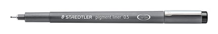 STAEDTLER Pigment Liner, Fineliner Pen For Drawing, Drafting, Journaling, 5mm, Black, 308 05-9