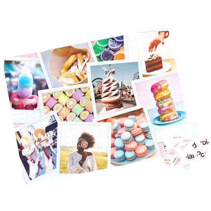 Polaroid, 500-Piece Sweet Treats Jigsaw Puzzle in 3D Tin Container Cool Vintage Retro 70’s Film Camera, for Kids, Teens, and Adults Aged 12 and up