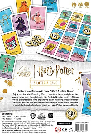 Harry Potter Loteria Game - Bingo Style with Custom Artwork Inspired by Mexican Culture