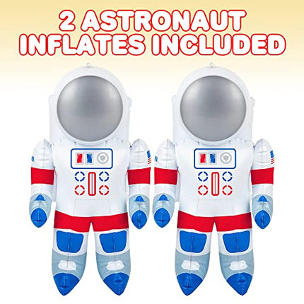 Buy ArtCreativity Astronaut Inflates, Set of 2, Inflatable Astronaut Toys with Hanging Tag, Decorations in India