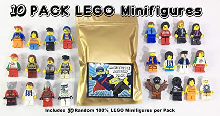 Pack of 10 Random Authentic Lego Figures (9443)