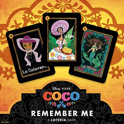 Coco Remember Me Loteria Game - Custom Artwork from Disney Pixar Film, Inspired by Mexican Culture