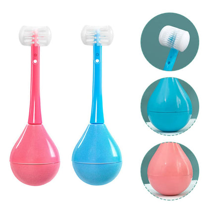 silicone toothbrush::Soft Toothbrush for Kids