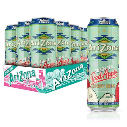 Buy AriZona x Fallout Red Apple Green Tea Energy Drink - 234mg Natural Caffeine per Can in India
