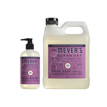 buy Mrs. Meyer's Liquid Hand Soap Variety, 1 Plum Berry Refill, 1 Plum Berry Hand Soap, 1 CT in India