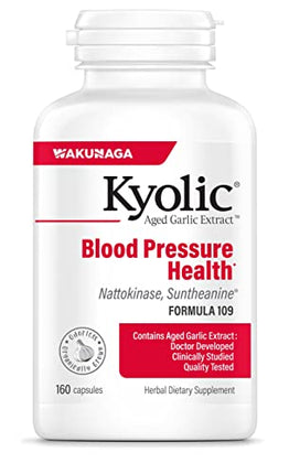 Buy Kyolic Aged Garlic Extract Formula 109, Blood Pressure Health, 160 Capsules in India