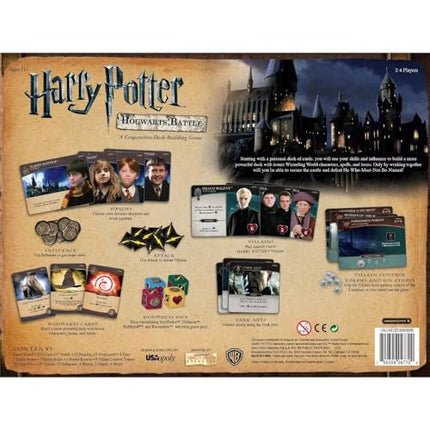 Buy USAOPOLY Harry Potter Hogwarts Battle Cooperative Deck Building Card Game in India