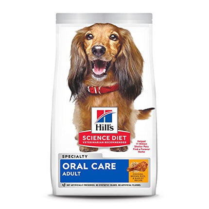 Buy Hill's Science Diet Dry Dog Food, Adult, Oral Care, Chicken, Rice & Barley Recipe, 4 lb. Bag in India India