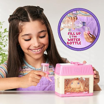 Little Live Pets - Mama Surprise Minis. Feed and Nurture a Lil' Bunny Inside Their Hutch so she can be a Mama. She has 2, 3, or 4 Babies with Accessories to Dress Up The Babies