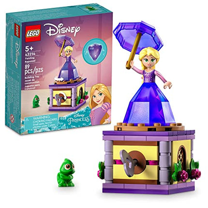 buy LEGO Disney Princess Twirling Rapunzel 43214 Building Toy with Diamond Dress Mini-Doll and Pascal in india