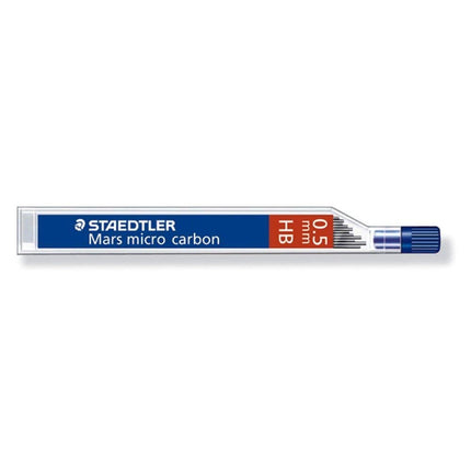 STAEDTLER Mars micro carbon 250 0.5mm HB - Pencil lead refills - 4 Tubes / Packs (48 Leads) HB