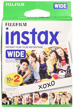 Fujifilm Wide Instant Color Film Instax for 200/210 Cameras - 2 Twin Packs - 40 P.