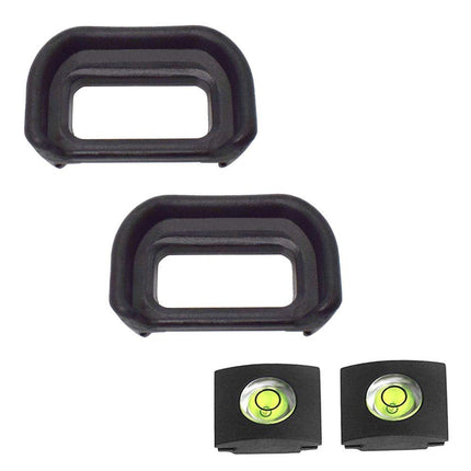 Eyepiece Eyecup Viewfinder Eye Cup for Sony Alpha A6500 A6400 A6600 Camera for viewfinder (2-Pack),ULBTER FDA-EP17 Eyepiece Eye Cup with Hot Shoe Cover (FAD-EP17)
