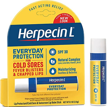 Herpecin L Lip Protectant SPF 30 0.10 oz ( Pack of 3)