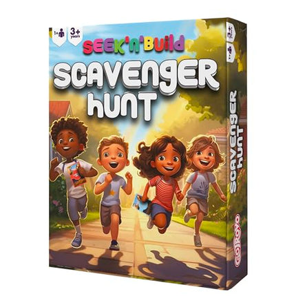 GOTROVO Scavenger Hunt Game for Kids Seek and Build 2nd Edition | Kids Indoor and Outdoor Scavenger Hunt for Kids Ages 4-8 | Active Games for Kids Ages 4-8
